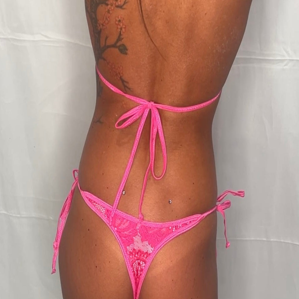 Fuchsia Fantasy Cheeky Thong image 1