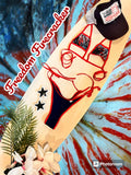 Freedom Firecracker Red Trim peekaboo Top image 0
