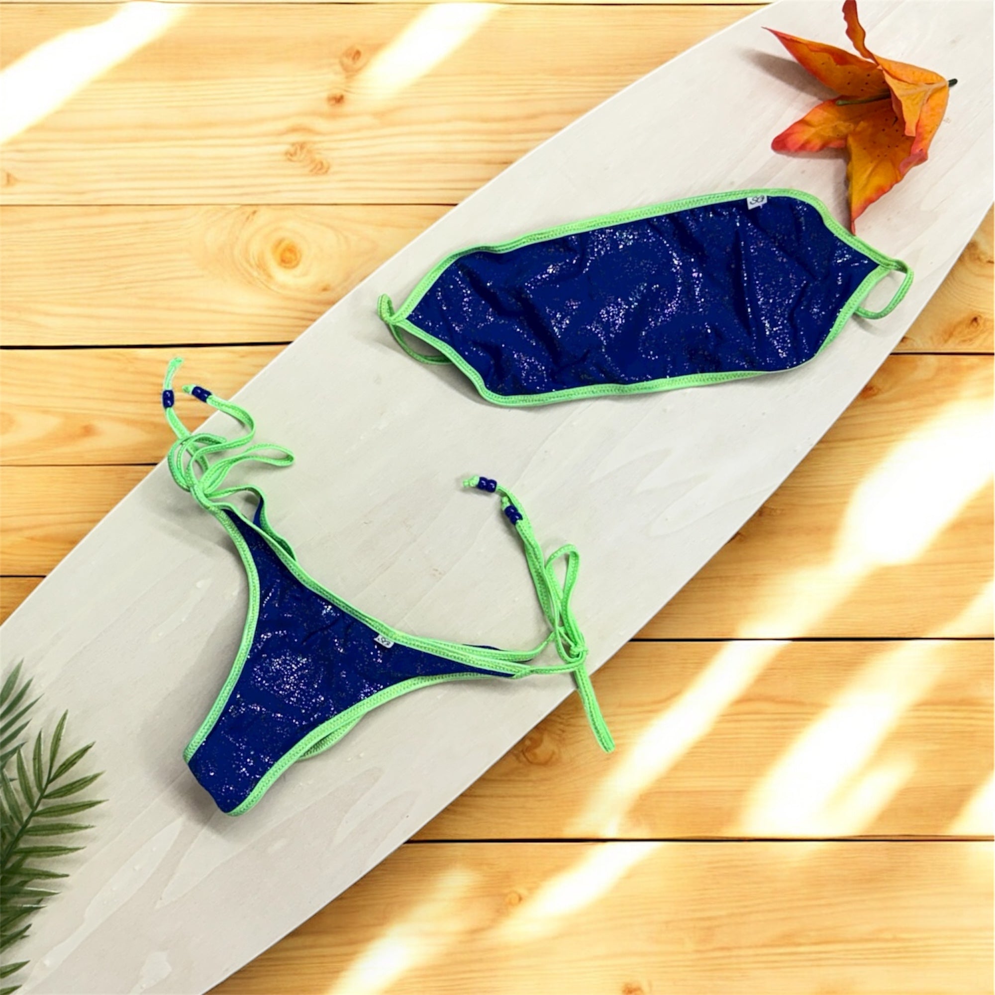 Sapphire Seas Scrunch Thong image 0
